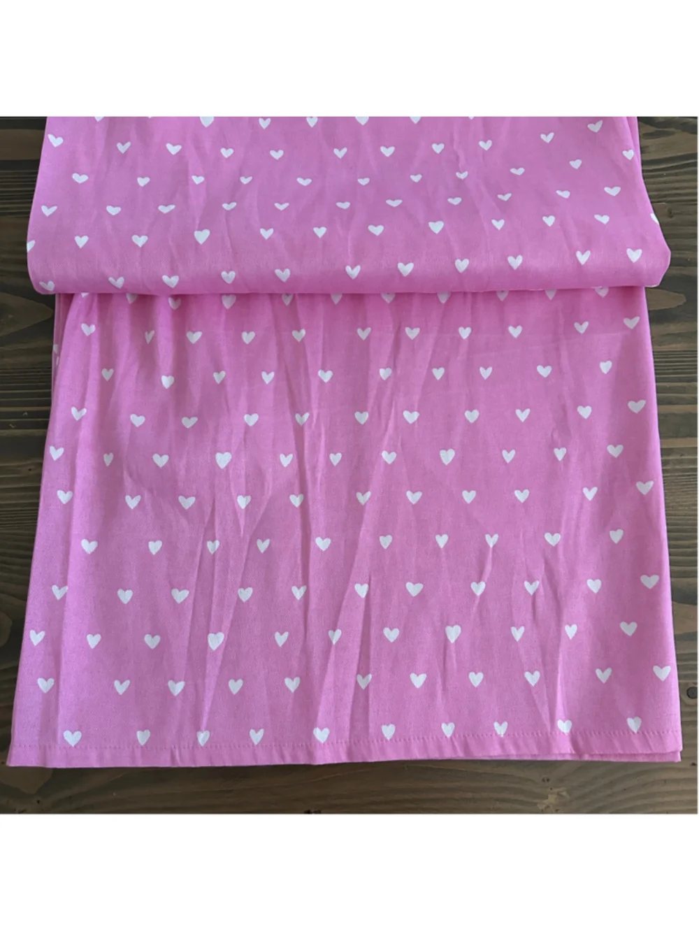 Room Essentials Shower Curtain Pink White Hearts Oeko-Tex Bathroom Decor